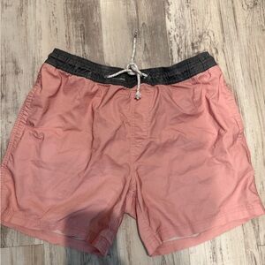 Original Use Pink and Black Swim Shorts